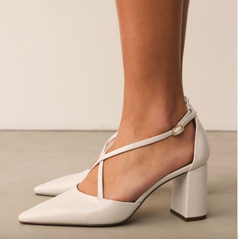 Next , Forever Comfort&amp;reg; Cross Strap Block Heel Shoes