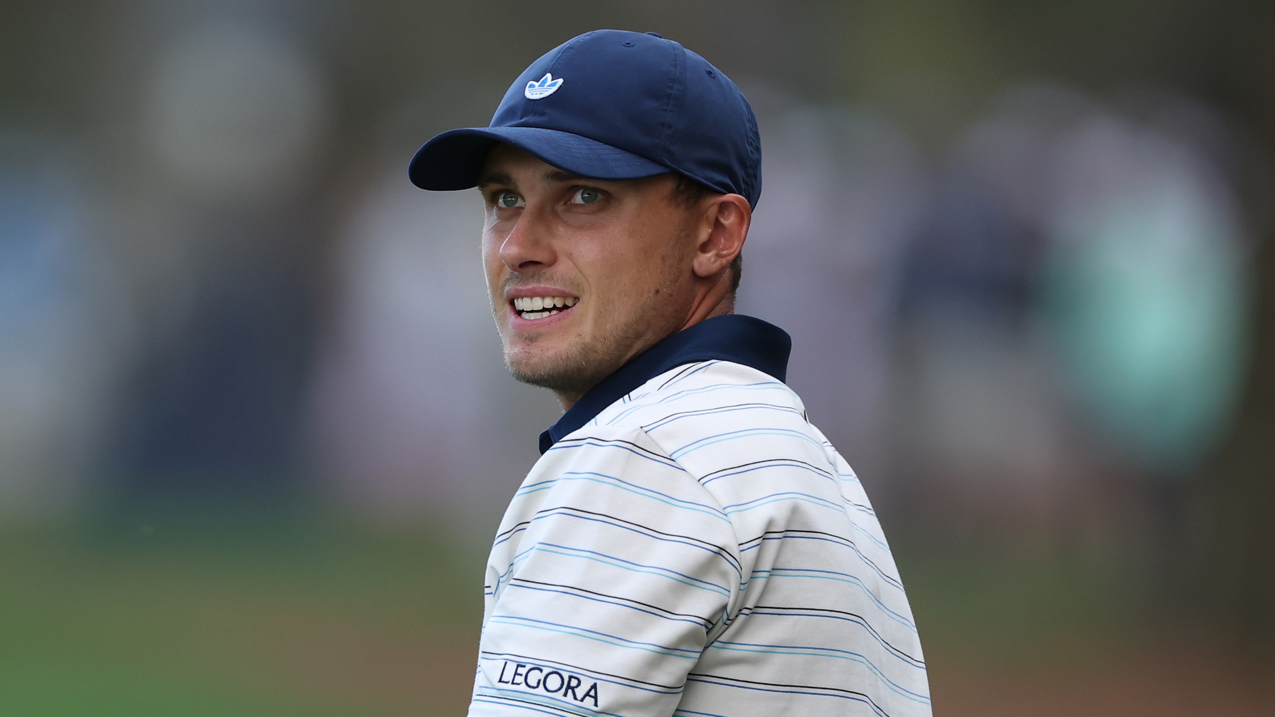 Ludvig Aberg watches on at the Players Championship at TPC Sawgrass
