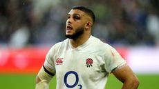 England’s Lewis Ludlam looks on during the defeat against France in Paris 