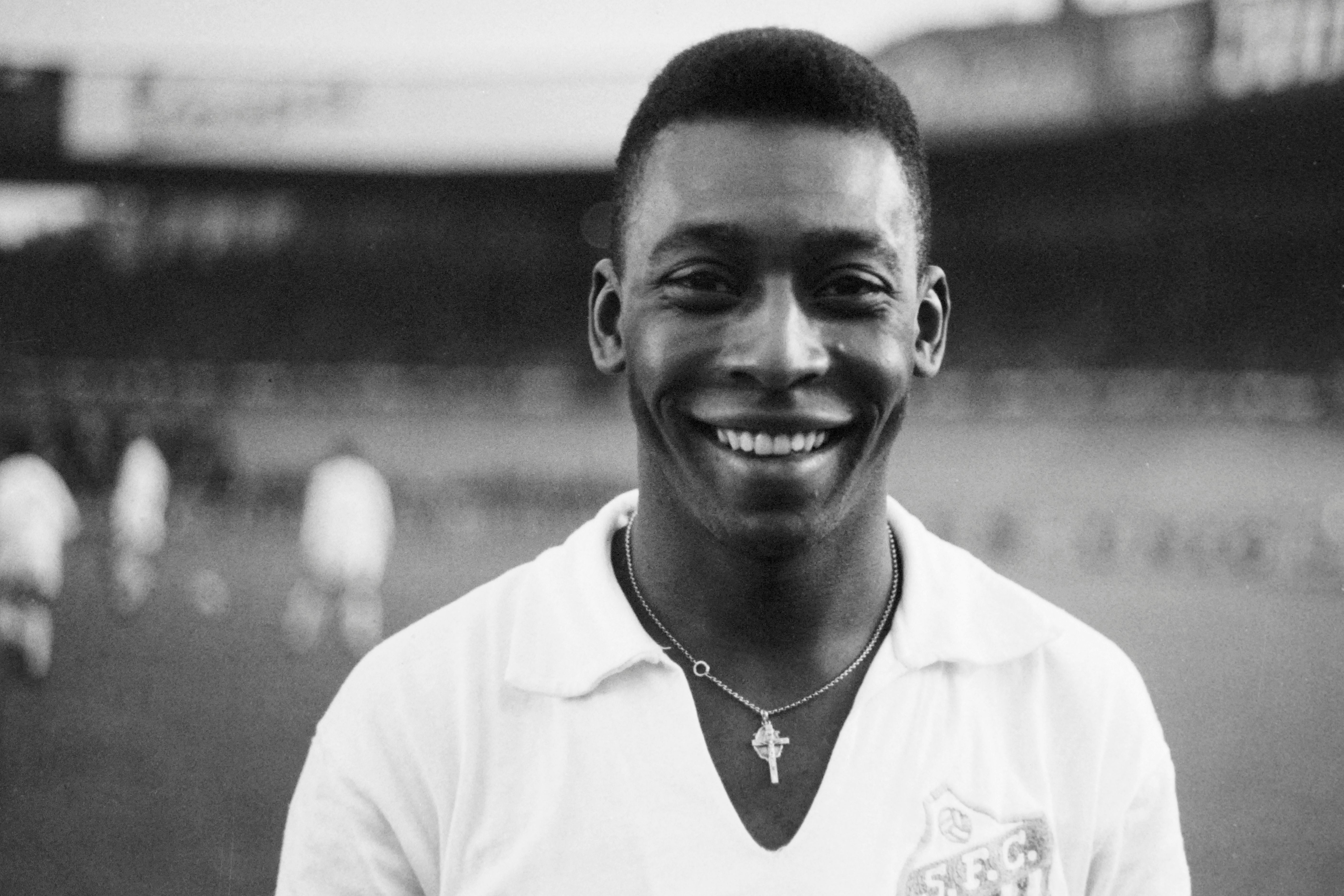 Pelé at Santos in June 1961.