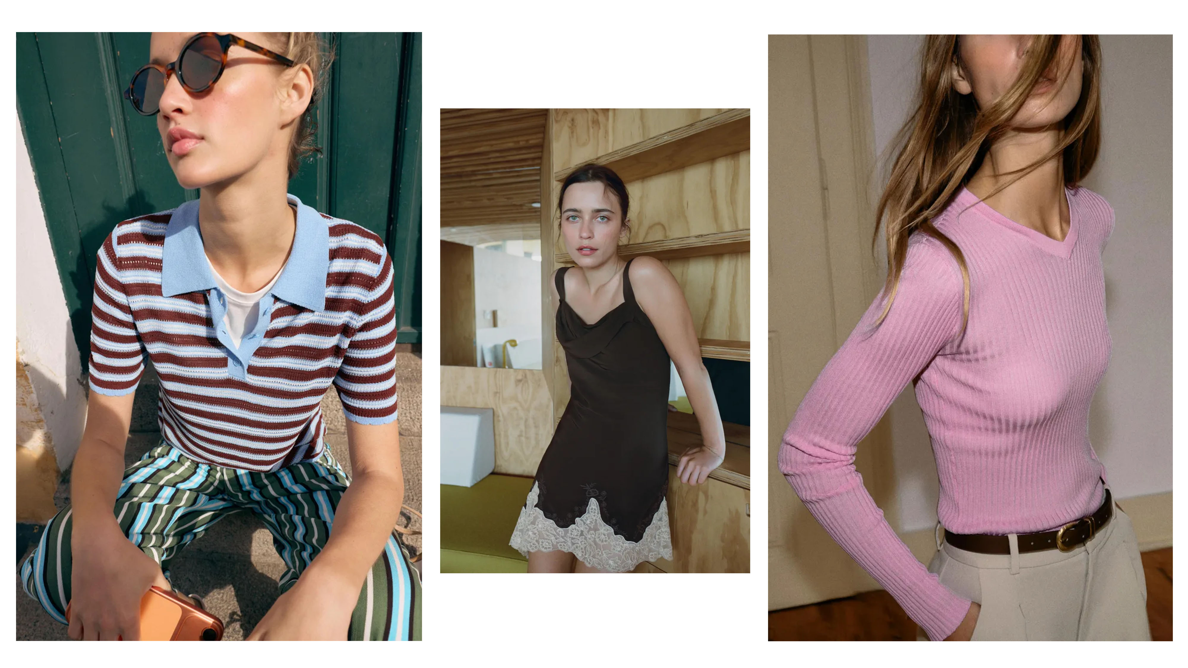 Women in various spring Zara outits