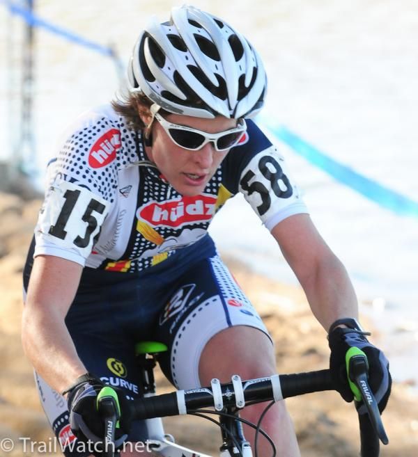 Kathy Sherwin (Hudz-Subaru) having another good outing with a 7th place today