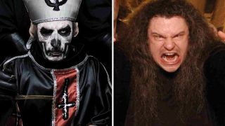 Photos of Ghost’s Papa Emeritus and Candlemass’ Messiah Marcolin