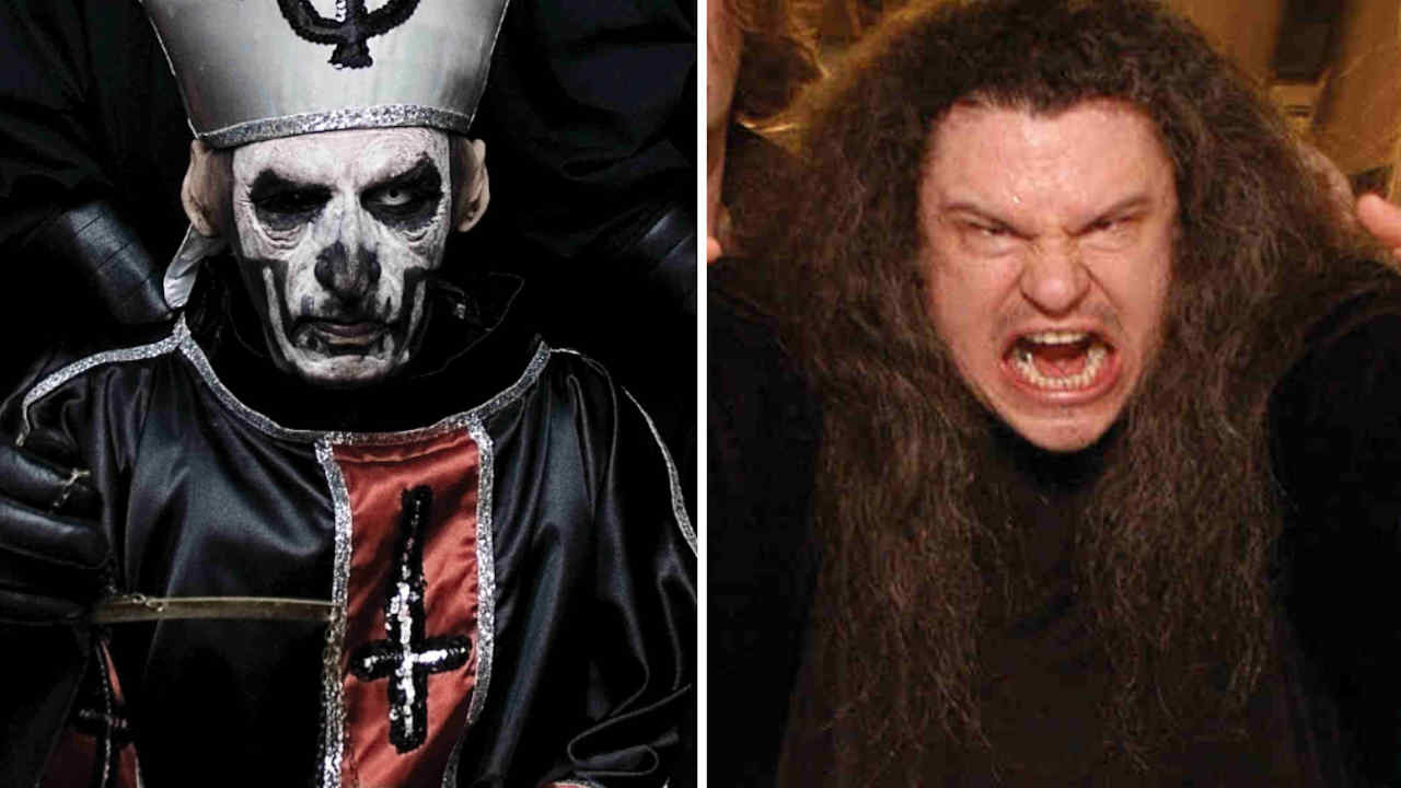 Photos of Ghost’s Papa Emeritus and Candlemass’ Messiah Marcolin