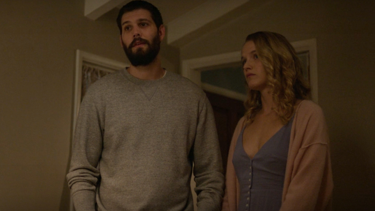 Casey Deidrick and Dana Drori in Tentacles