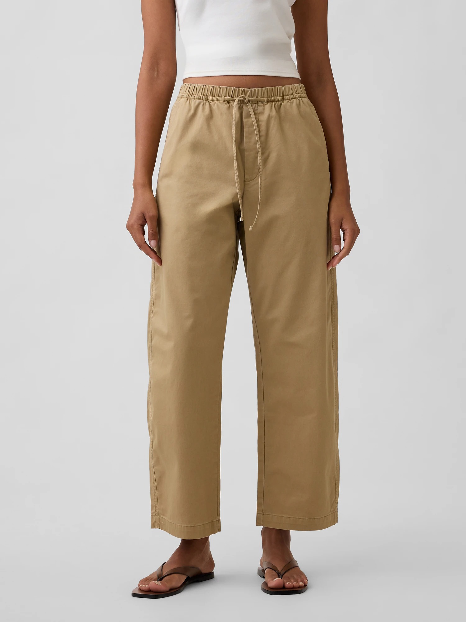Gap, Mid Rise Easy Barrel Khakis