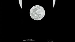 Yu's billede af månen. Image credit: Weibo