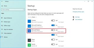Windows 10 disable startup apps