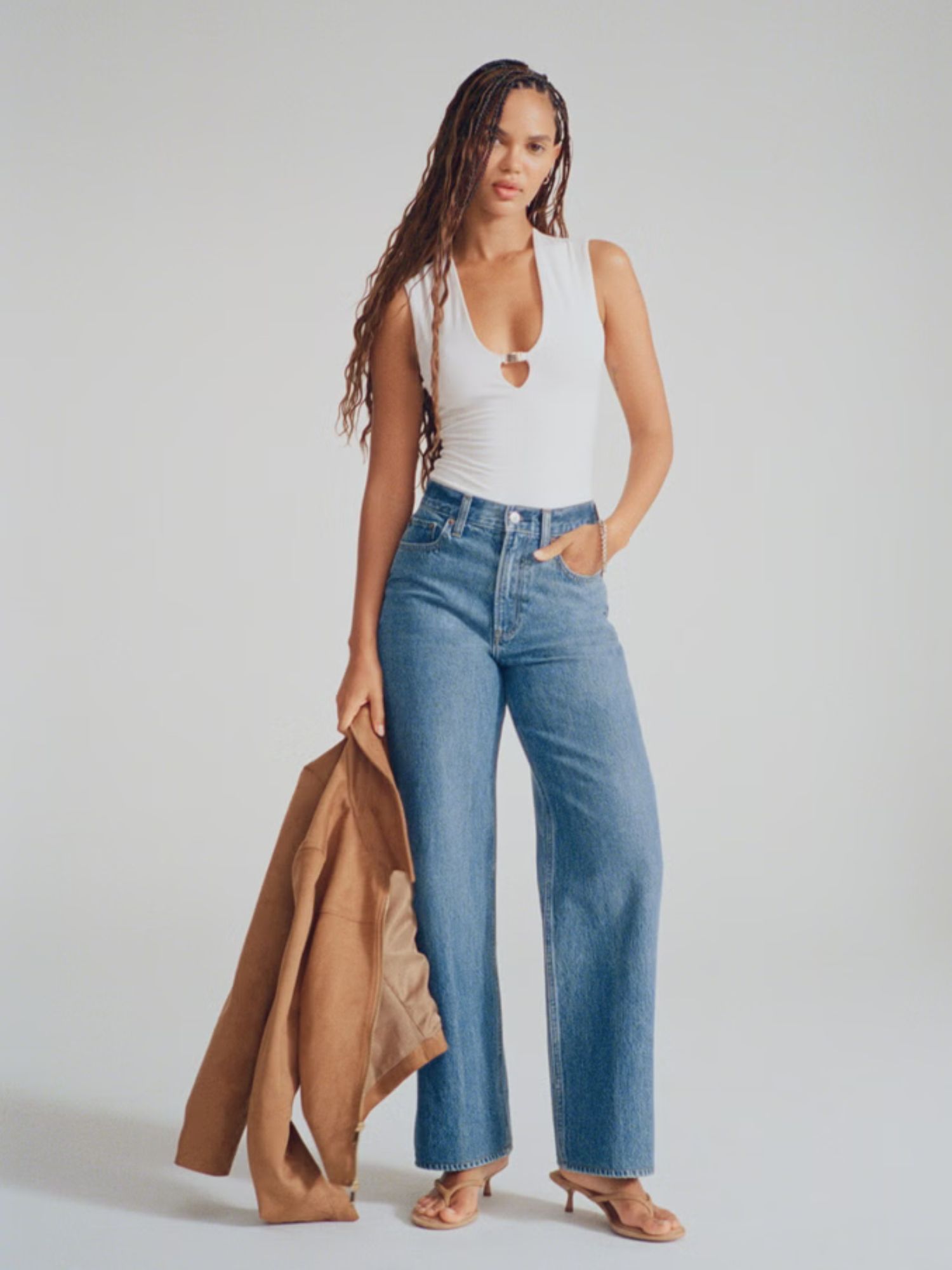 Abercrombie &amp;amp; Fitch Curve Love High Rise Loose Jean