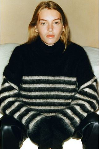 Oversized Mohair-Blend Jumper