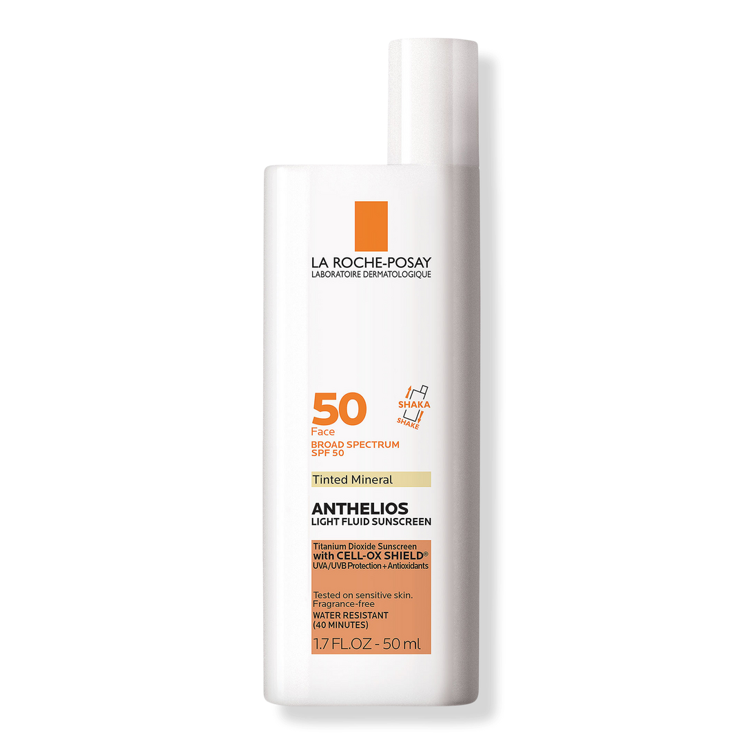 Anthelios Mineral Tinted Ultra Light Face Sunscreen Fluid Spf 50