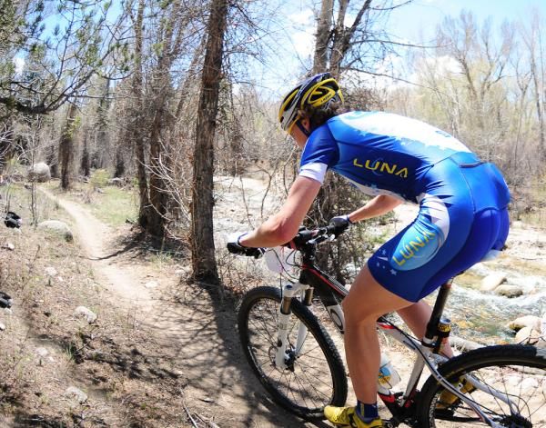 Sid Taberlay (Team Sho-Air/Specialized) riding some sweet singletrack.