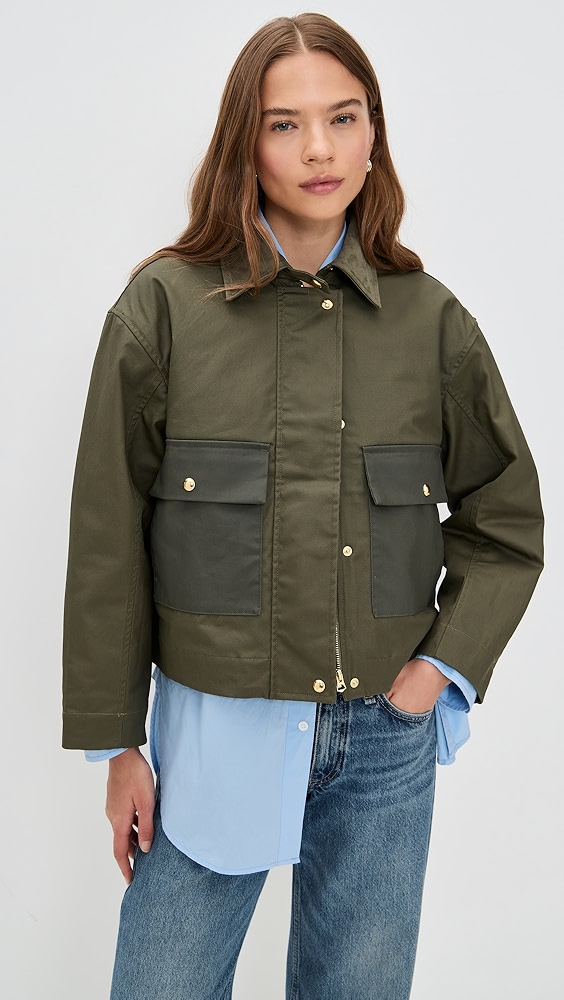 Rag & Bone Nonie 2-In-1 Cotton Barn Jacket