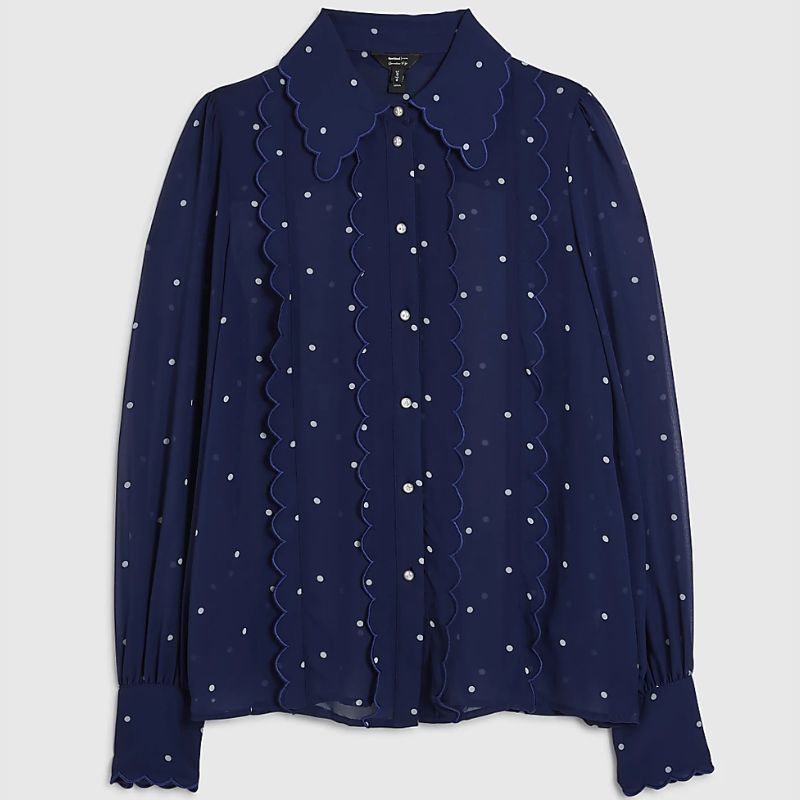 River Island, polka dot shirt