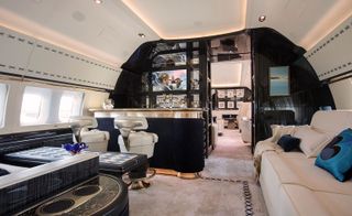 Airplane's interior