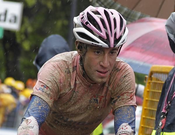 Maglia Rosa Vincenzo Nibali (Liquigas - Doimo) finished the stage though he will have to give up his jersey.