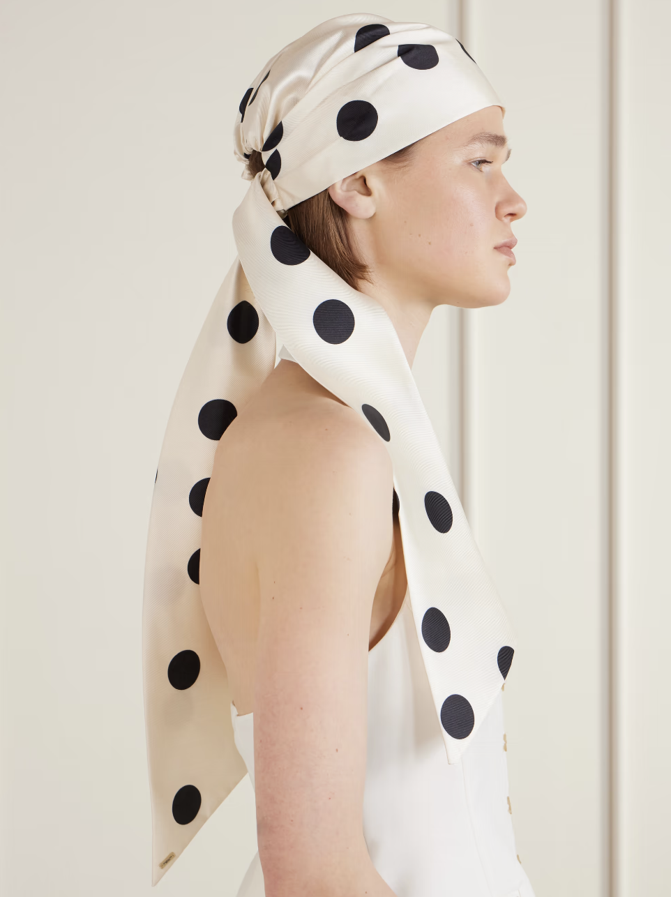 EUGENIA KIM, Gigi Polka-Dots Headscarf