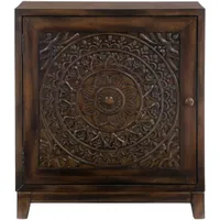 Grace dark brown accent storage cabinet, Home Depot