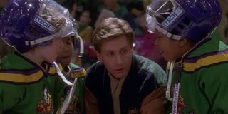 Emilio Estevez, Jussie Smollett, and Brandon Adams in Mighty Ducks