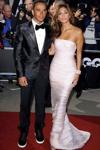 Lewis Hamilton & Nicole Scherzinger at The GQ Men Of The Year Awards, 2014