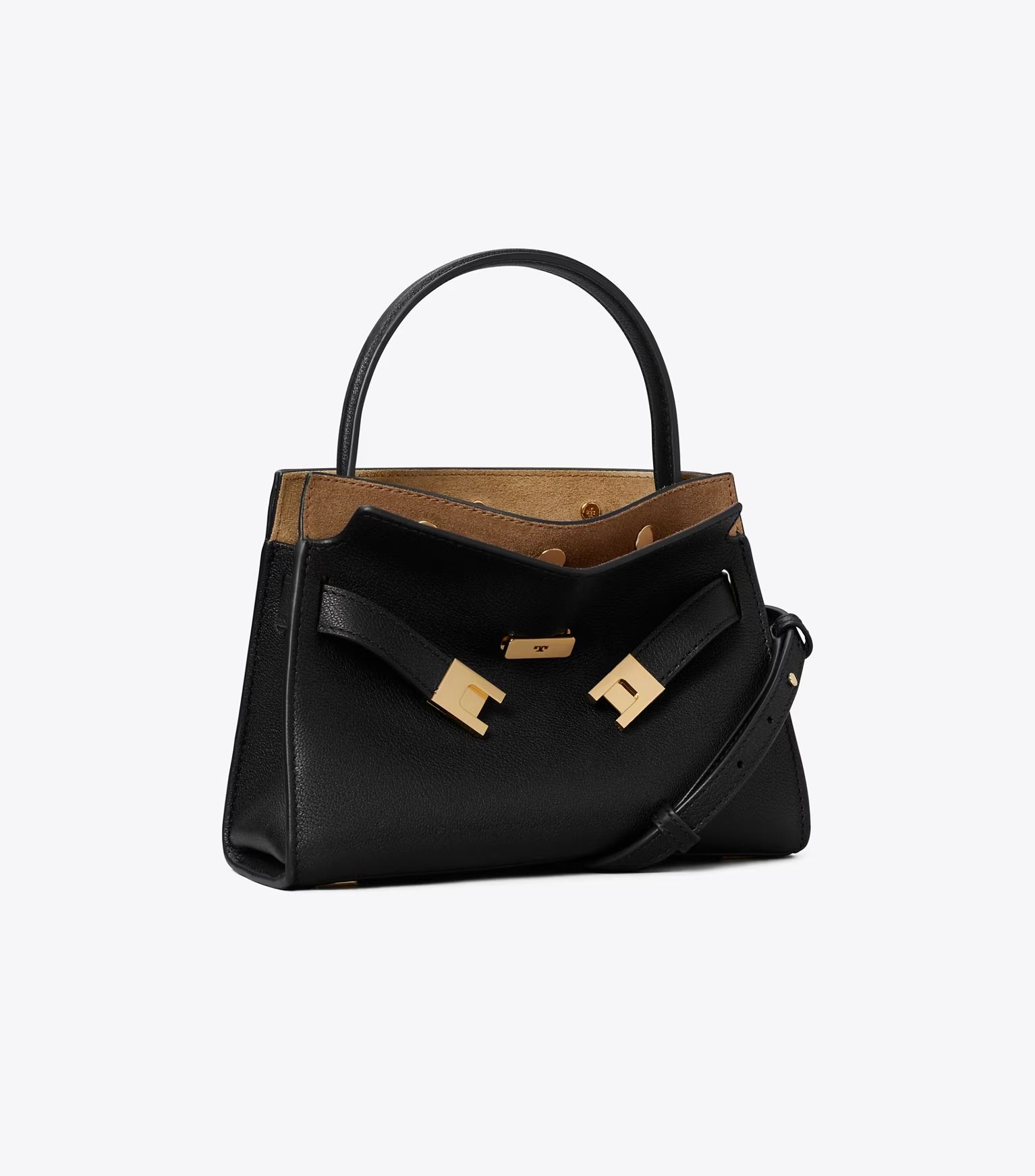 Petite Lee Radziwill Double Bag in Pink, Size Os