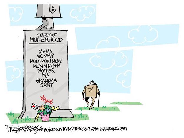 Editorial cartoon Mother&amp;#039;s Day