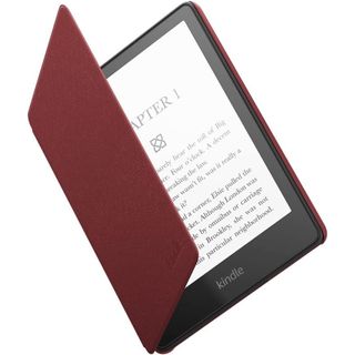 Amazon Kindle Paperwhite Leather Case Compatible with 11th generation (2021 release), slim and lightweight cover, Merlot