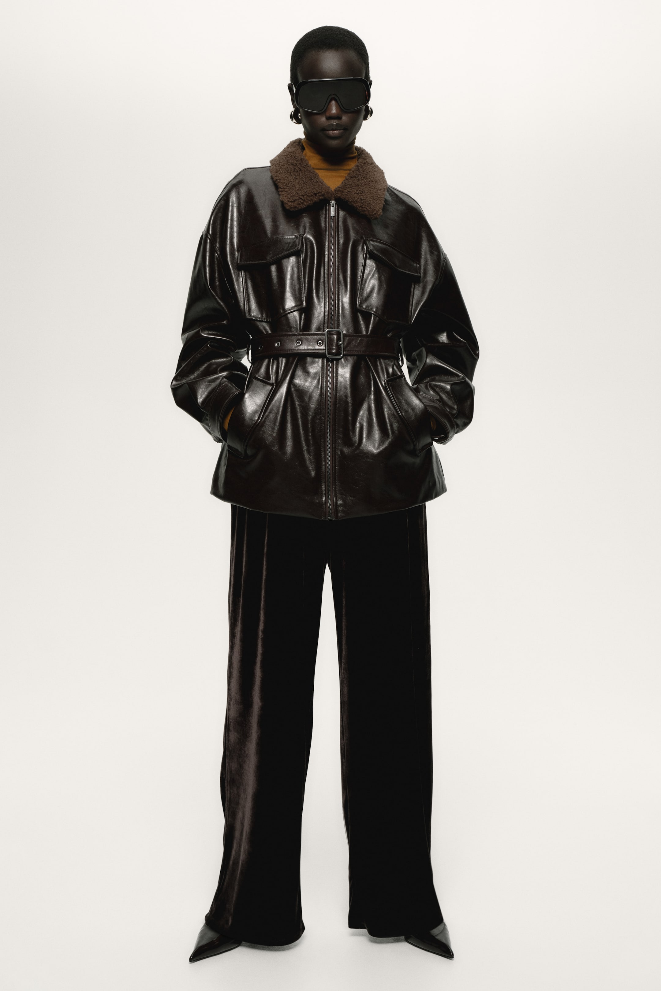 Velour Trousers - Black