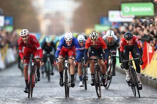 Arnaud Demare (FDJ) takes a narrow victory in the Paris-Nice opening stage