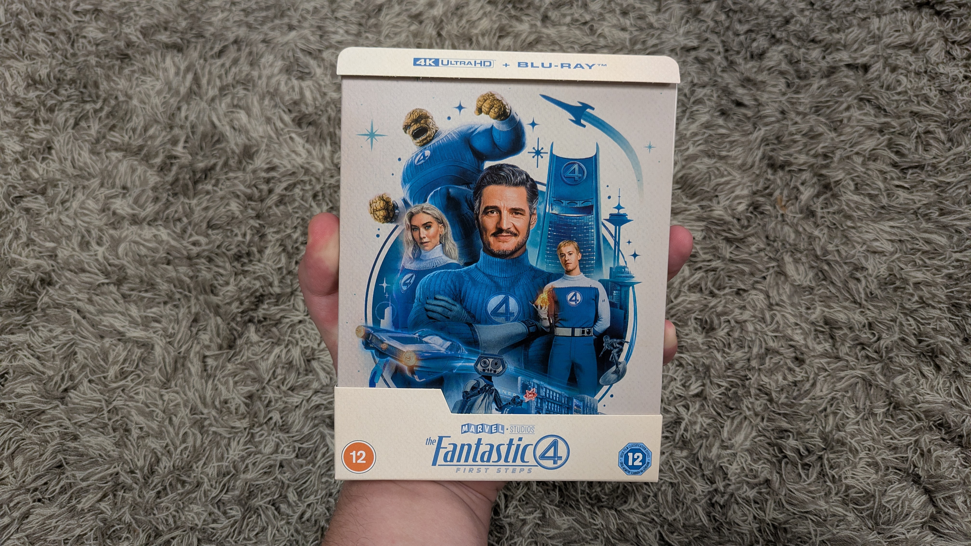 The Fantastic Four: First Steps 4K Blu-ray steelbook case
