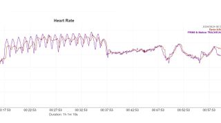 Heart rate graph Fenix 8