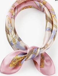MEISEE 100% Mulberry Silk Scarf in Grace Pink, $14.99 (£12) | Amazon