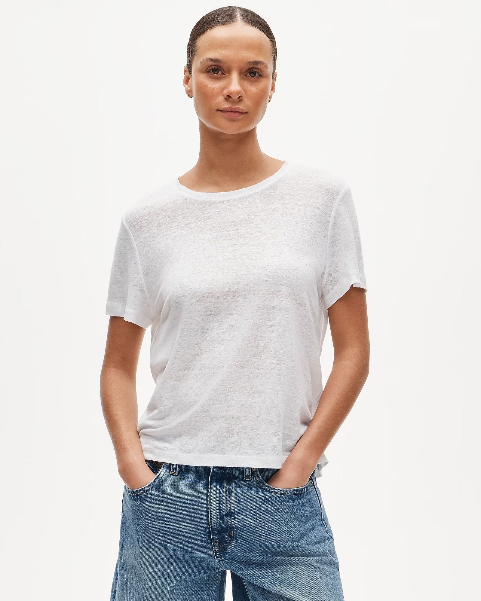 J.Crew, New Relaxed Linen T-Shirt