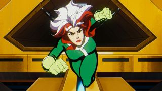 Rogue about to throw a punch in X-Men '97