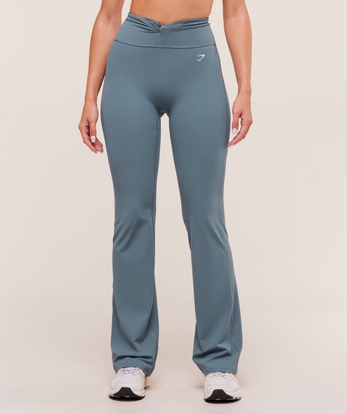Twist Front Straight Leg Leggings