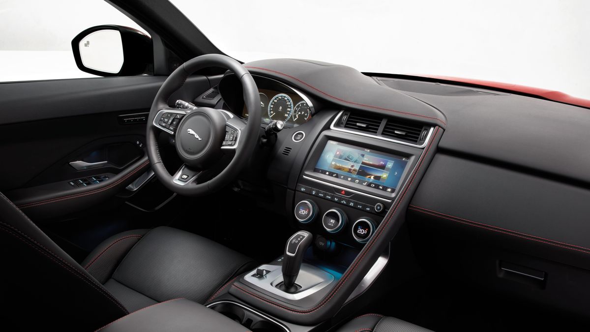 The large 10-inch touchscreen comes as standard on E-Pace models