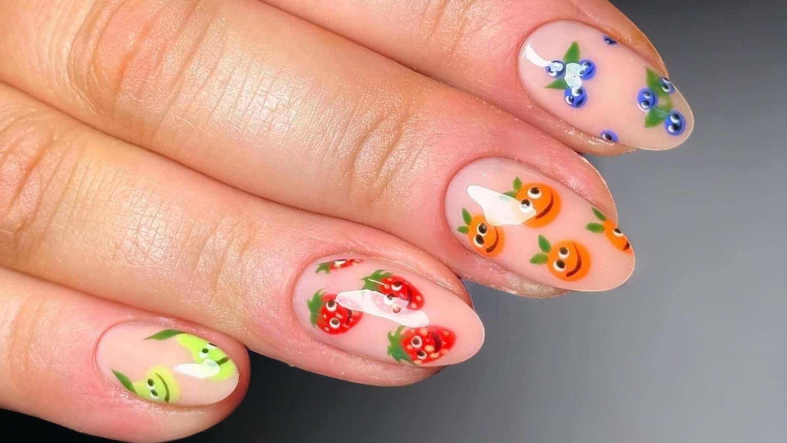 fruit nail designs