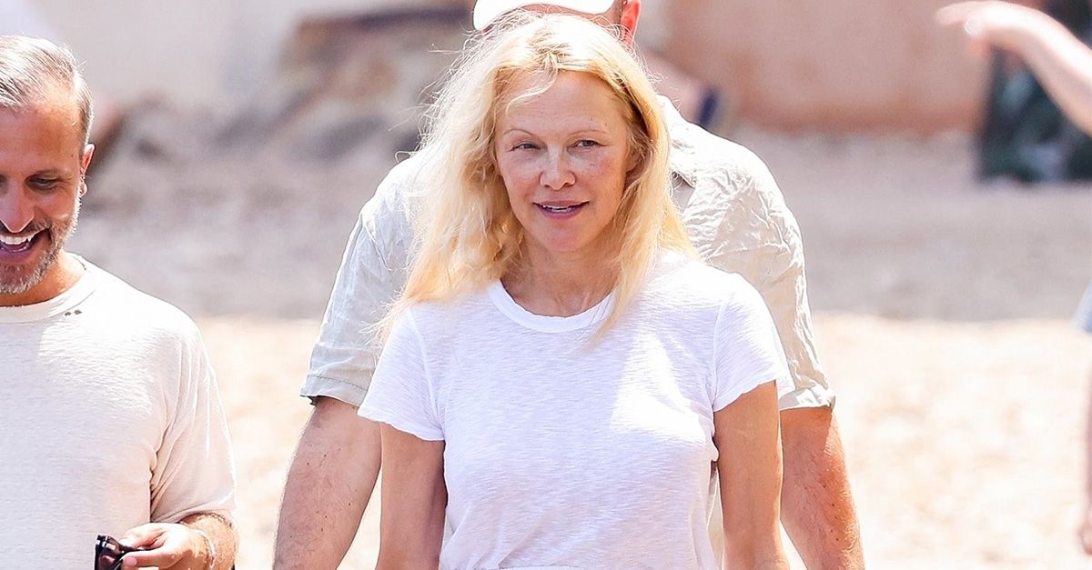 Pamela Anderson Wore Summer’s Biggest Skirt Trend in France