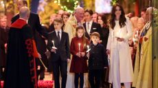 Kate Middleton was supported by her whole family at her third annual Christmas concert - but Prince Louis stole the show
