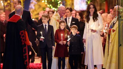 Kate Middleton was supported by her whole family at her third annual Christmas concert - but Prince Louis stole the show