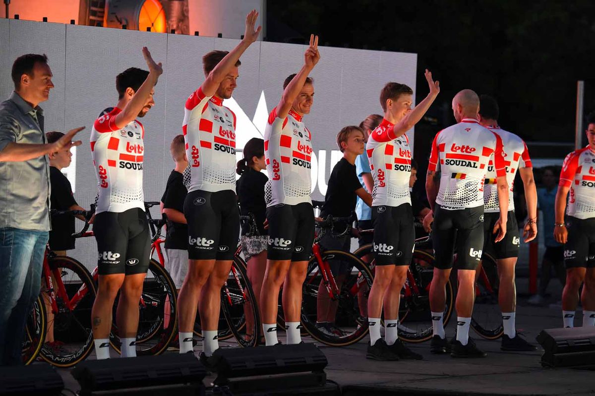 Lotto Soudal ahead of the 2019 Tour Down Under.