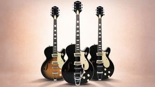 Silvertone reissued 1446 semi-hollow electric