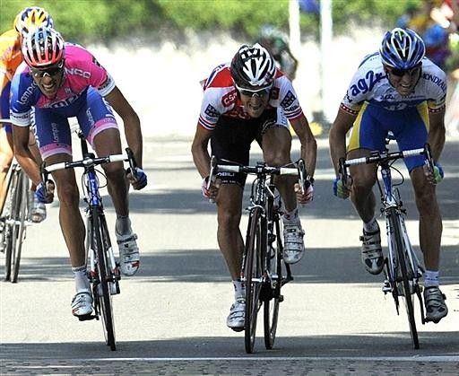 Alessandro Ballan (Lampre) went too soon