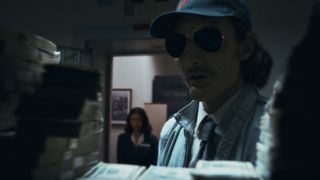 A still from How to Rob a Bank on Netflix