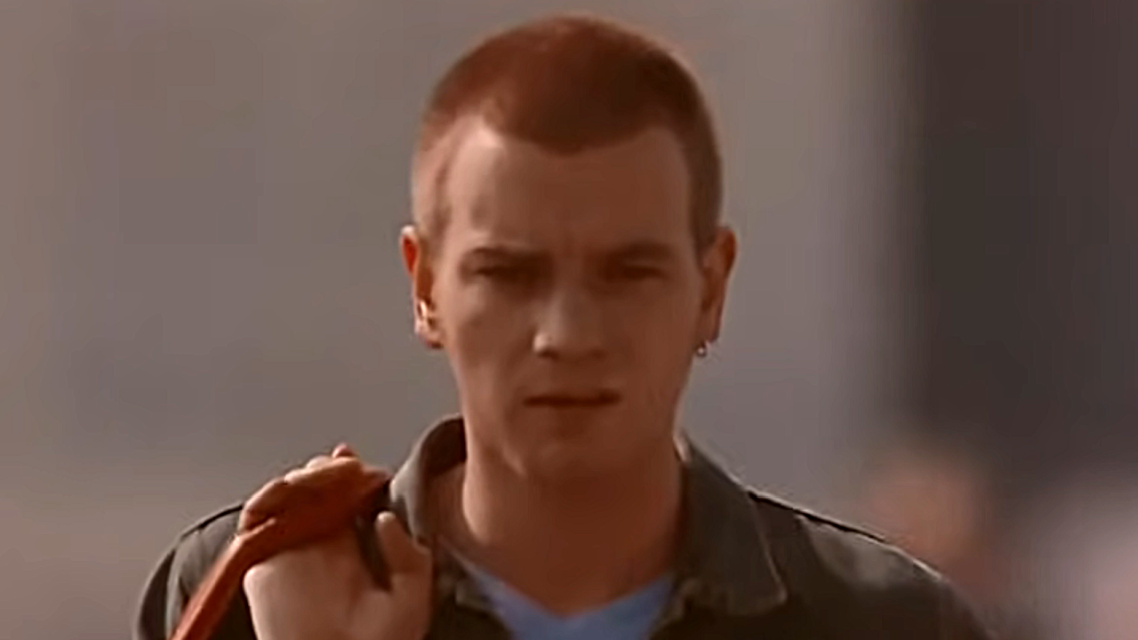 Ewan McGregor in Trainspotting.