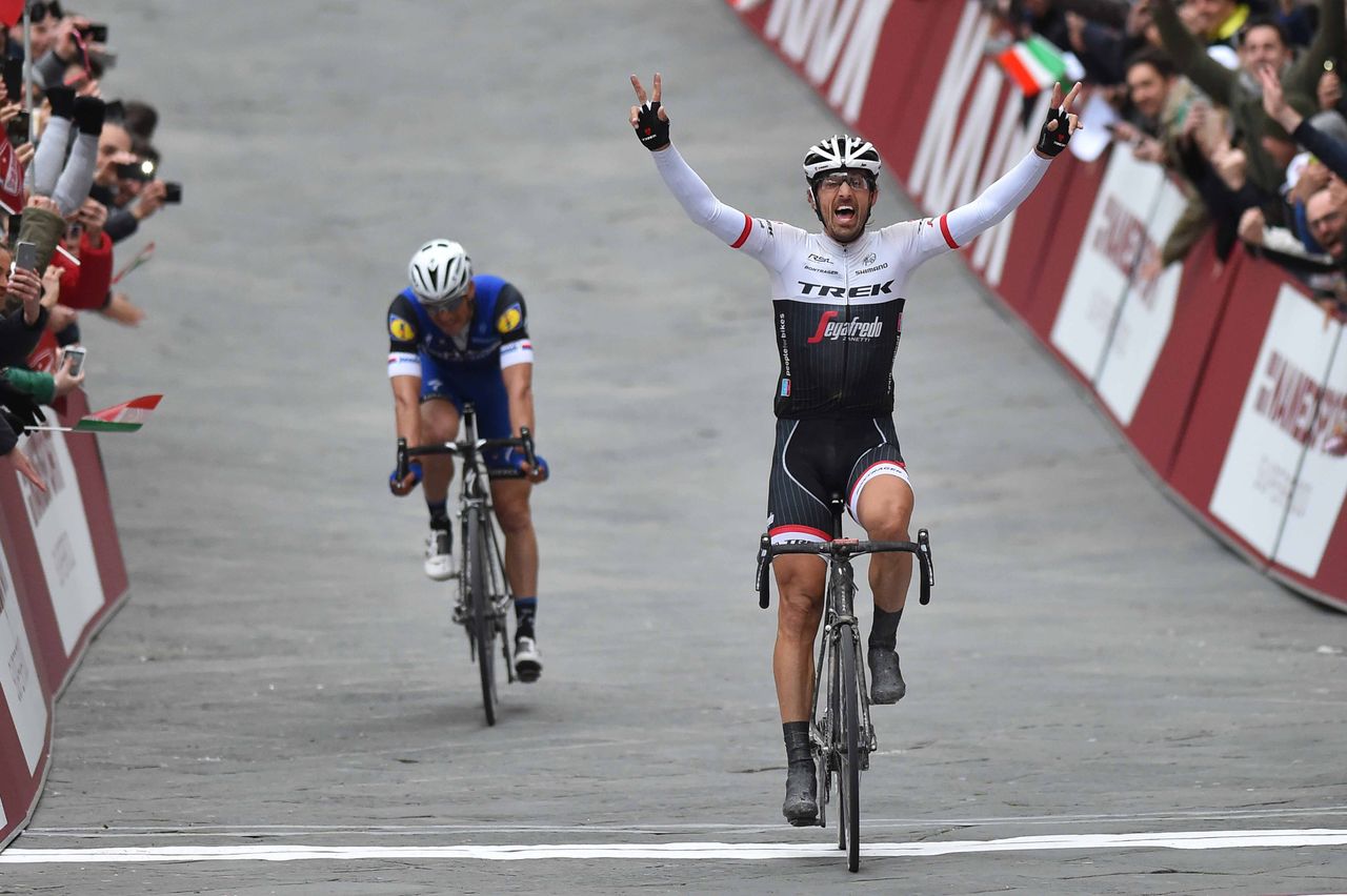Fabian Cancellara (Trek-Segafredo) wins Strade Bianche