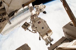 NASA Astronaut Terry Virts on Expedition 42 Spacewalk