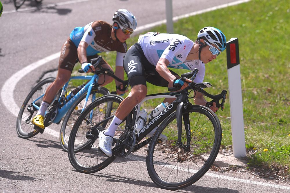 Kenny Elissonde of France and Team Sky at Tour of the Alps