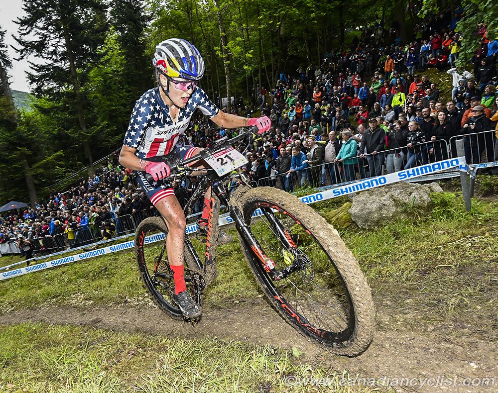 1st year senior Kate Courtney (USA) Specialized Racing