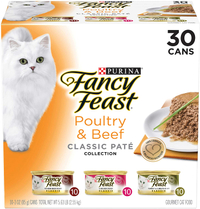 Purina Fancy Feast Grain Free Pate Wet Cat Food RRP: $26.70 | Now: $21.26 | Save $5.44 (20%)